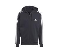 adidas - 3-Stripes FL Full Zip Hoodie - Hoodie, Gr. XXL, grau (Black)
