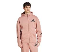 adidas Kapuzenpullover Z.N.E. Zip-Hoodie (Baumwolle/Polyester) rosa/hellorange Herren, Größe L
