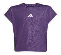 adidas - Kid's All Sports Animal Print Crop T-Shirt - T-Shirt, Gr. 170, lila (AuroraPlum/White)