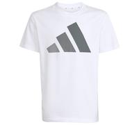 adidas - Kid's Bold Tee 160 - T-Shirt, Gr. 128, weiß (White/GreyThree/GreyFour/GreyFive)