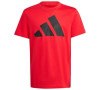 adidas Essentials T-Shirt Kinder JC9664 - pure ruby/black 140
