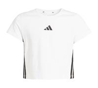 adidas - Kid's Essentials Crop - T-Shirt, Gr. 128, weiß (White/Black)