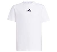 Adidas Unisex Kids Essentials T-Shirt, White/Black, 9-10 Years