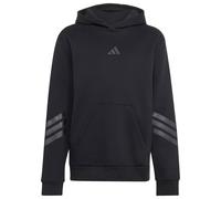adidas - Kid's Future Icons 3 Stripes Oversized Hoodie - Hoodie, Gr. 152, schwarz (Black/Black)