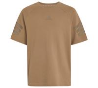 adidas - Kid's Future Icons 3 Stripes T-Shirt - T-Shirt, Gr. 176, beige (KhakiSix/BlanchBrown)