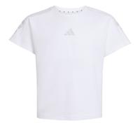 adidas - Kid's Future Icons 3-Stripes Tee - T-Shirt, Gr. 128, weiß (White/GreyOne)