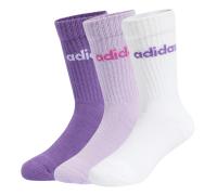adidas Kids LIN Crew 3er Pack Socken Mädchen lila 25