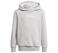 adidas - Kid's LIN FL Hoody - Hoodie, Gr. 164, grau (MediumGreyHeather/White)