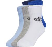 Adidas Kids Linear Ankle 5er-Pack Kinder Socken, blau XS