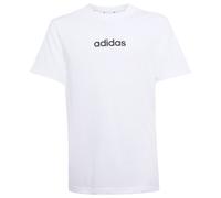 adidas Kinder T-Shirt Essentials Linear Logo Weiß/Schwarz 11-12 Jahre