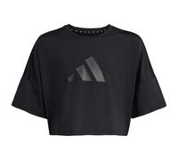 adidas - Kid's Sport Icon Crop Tee - Funktionsshirt, Gr. 116, schwarz (Black/Black)