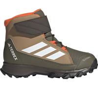 Wanderschuh ADIDAS TERREX "SNOW CF CLIMAWARM WINTERSCHUHE KINDER", Kinder, Gr. 35, cardboard, cloud weiß, semi impact orange, Synthetik, Textil, Schuhe, Winterboots (61121507-35) cardboard, cloud weiß