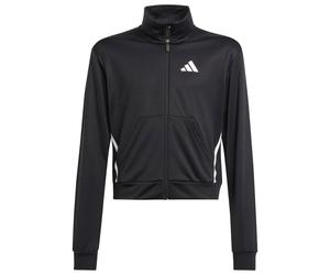 adidas - Kid's Train Essentials Game & Go Full Zip Crew - Pullover, Gr. 140, schwarz (Black/White)