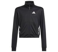 adidas - Kid's Train Essentials Game & Go Full Zip Crew - Pullover, Gr. 152, schwarz (Black/White)