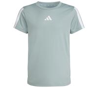adidas - Kid's Training Essential 3 Stripes Tee - T-Shirt, Gr. 152, grau (WonderSage/White)