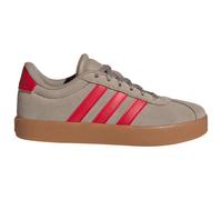 Sneaker ADIDAS SPORTSWEAR "VL COURT 3.0", Mädchen, Gr. 35, blanch cargo, pure ruby, gold metallic, Leder, Synthetik, Schuhe Sneaker, inspiriert vom Design des adidas samba, für Kinder & Jugendliche (7