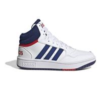 adidas Unisex Kinder Hoops Mid Shoes, Cloud White/Victory Blue/Scarlet, 38 2/3