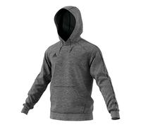 adidas Kinder Core 18 Hoodie, Grau (Dark Grey Heather/Black), 140