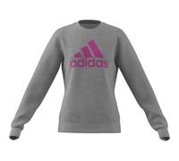 adidas Mädchen Essentials Big Logo Cotton Sweatshirt, MEDIUM Grey Heather/semi Lucid Blue, 9-10 Years