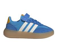 Sneaker ADIDAS SPORTSWEAR "BARREDA DECODE KIDS", Mädchen, Gr. 33, lucid aquamarine, sanftes weiß, collegiate gold, Leder, Textil, Schuhe Sneaker, inspiriert vom Design des Handball Spezial, für Kinder