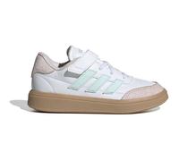 adidas Courtblock Sneaker Kinder ID6503 - cloud white/halo mint/almost pink 32
