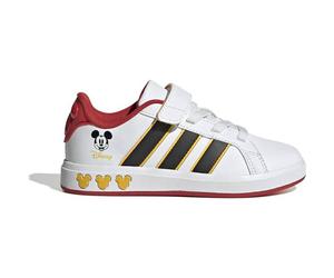ADIDAS Kinder Freizeitschuhe Disney Micky Maus Grand Court Kids (JQ8067) 30 FTWWHT/CBLACK/BOGOLD