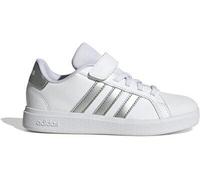 adidas Unisex Kinder Grand Court 2.0 Shoes Children, Cloud White/Matte Silver/Cloud White, 33 EU