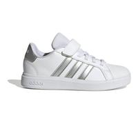 adidas Grand Court 2.0 Kinder Sneaker mit Klettverschluss weiß/silbergrau - 31