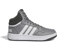 ADIDAS Kinder Freizeitschuhe Hoops Mid GRETHR/FTWWHT/GRESIX - Gr. - 36