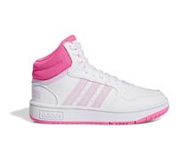 ADIDAS Kinder Freizeitschuhe Hoops Mid (IF2722) 36 ⅔ FTWWHT/ORCFUS/LUCPNK