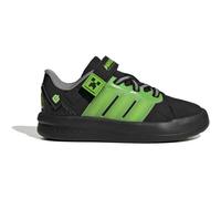 ADIDAS MINECRAFT LIGHTORAMA COURT SHOES CHILDREN 28 Core Black / Cloud White / Charcoal Solid Grey