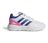 ADIDAS Kinder Freizeitschuhe Nebzed Lifestyle Lace (IG7252) 35 ½ FTWWHT/ROYBLU/LUCPNK