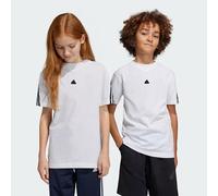 adidas Unisex Kinder T-Shirt (Short Sleeve) U Fi 3S T, White/Black, HR6309, 176
