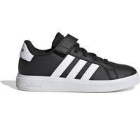 ADIDAS Kinder Halbschuhe Grand Court Court Elastic Lace and Top Strap CBLACK - Gr. - 32