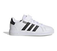 ADIDAS Kinder Halbschuhe Grand Court Court Elastic Lace and Top Strap CBLACK - Gr. - 31