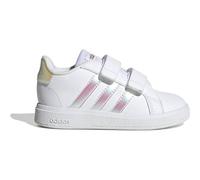 ADIDAS Kinder Halbschuhe Grand Court Lifestyle Court Hook and Loop (GY2328) 25,5 FTWWHT/IRIDES/FTWWHT