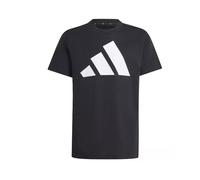 adidas Unisex Kids Essentials Big Logo T-Shirt, Black/White, 15-16 Years