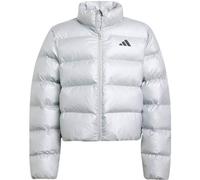 Outdoorjacke ADIDAS SPORTSWEAR "J SD GLAM JKT", Kinder, Gr. 140, silber metallic, schwarz reflective, Obermaterial: 100% Polyester, sportlich, Jacken (14630368-140) silber metallic, schwarz reflective