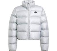 adidas Unisex Kinder SYNTHETIC DOWN GLAM JACKET, Silver Metallic/Black Reflective, 13-14 Years