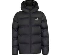 Outdoorjacke ADIDAS SPORTSWEAR "KUNSTDAUNEN", Jungen, Gr. 164, schwarz (schwarz, reflective silber), Obermaterial: 100% Polyester, Jacken Outdoorjacke (14990760-164) schwarz, reflective silber