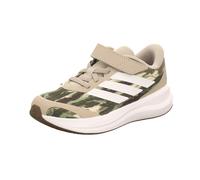 adidas Kinder-Jungen-Sneaker-Slipper-Klettschuh RUNFALCON 6 EL C Braun-Beige-Grün-Weiß 33