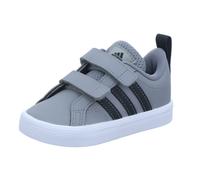 adidas Kinder-Jungen-Sneaker-Slipper-Klettschuh VS PACE 2.0 CF I Grau-Schwarz-Weiß 25