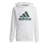 adidas Kinder Kapuzenpullover Big Logo Essentials Cotton Hoodie IV7325 152 White/Collegiate Green