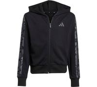 ADIDAS Kinder Kapuzensweat 3-Streifen mit Animalprint (KC5418) 140 BLACK