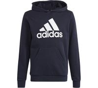 Kapuzensweatshirt ADIDAS SPORTSWEAR "BIG LOGO ESSENTIALS COTTON HOODIE" Gr. 140, blau (legend ink, white) Kinder Sweatshirts (56541958-140)