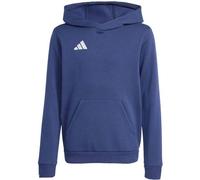 Kapuzensweatshirt ADIDAS PERFORMANCE "ENTRADA26 KIDS HOODIE", Kinder, Gr. 128, team navy blau 2, weiß, Obermaterial: 70% Baumwolle, 30% Polyester, normal, Rundhals, angesetztes Bündchen, Sweatshirts (
