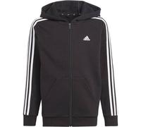 ADIDAS Kinder Kapuzensweat Essentials 3-Streifen Fleece (HR6331) 152 BLACK/WHITE