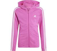 ADIDAS Kinder Kapuzensweat Essentials 3-Streifen Full-Zip (IJ6224) 164 SELUFU/WHITE