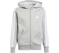 adidas Essentials Kapuzenjacke Kinder - grau/weiß - 128