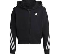 adidas - Girl's FI 3S Full Zip - Hoodie, Gr. 152, schwarz (Black/White)